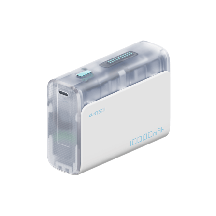 แบตเตอรี่สำรอง CUKTECH AURA PB100S 10000 mAh สีใส จ่ายไฟสูงสุด 33W_0